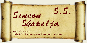 Simeon Škopelja vizit kartica